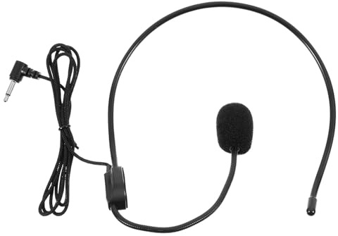 Alipis Mikrofon Zufälliger Stil mit Stabilem Anschluss Kabelgebundenes Headset Drahtmikrofon and Universeller Kompatibilität mit Eisen und PVC für Lehrer und Reiseleiter Beim Sprechen