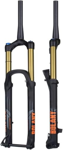 CUCKQUIC 27,5/29-Zoll-Mountainbike-Federgabel, 160 mm Federweg, XC/AM-Luftgabel, einstellbare Zugstufe, 1-1/2-Tapered-Gabel, 15 x 110 mm Boost-Achse, mit Lockout A,29in