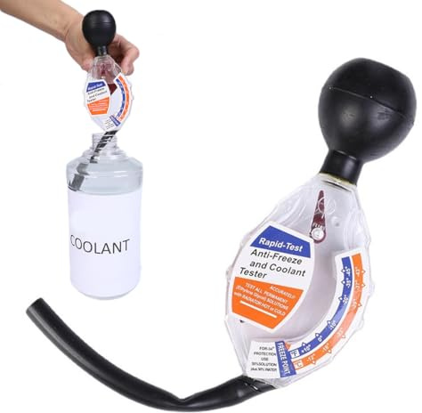 Tester Antigelo, Densitometro per Liquido di Raffreddamento Auto, Strumento di Manutenzione per Batteria Auto e Test Antigelo, Misura Precisione fino a -43°C (1 Pezzo)