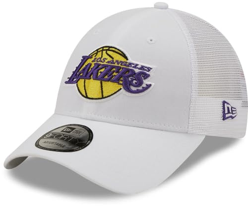 New Era Home Field 9forty Los Angeles Lakers Otc Trucker Cap One Size