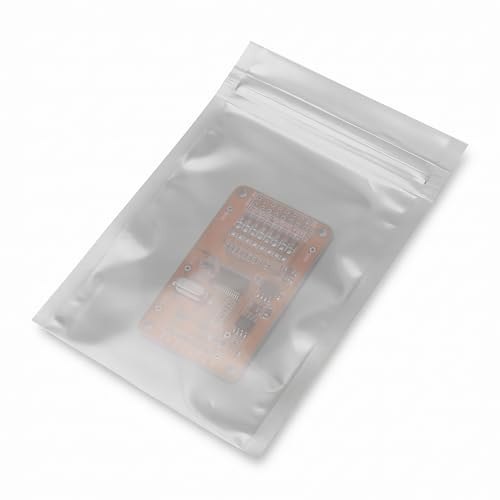 100 Stück Antistatischer Wiederverschließbarer Beutel, Antistatischer Beutel mit Reißverschluss Wiederverschließbarer Beutel für Grafikkarte und Elektronische Komponenten (8 * 12cm)