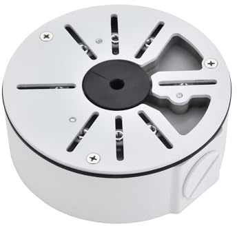 Universal Junction Box Mount Bracket, Metal Aluminum & Waterproof, Security Camera Junction Box for Bullet Dome IP CCTV Camera, Wall Ceiling Mount Hide Cable
