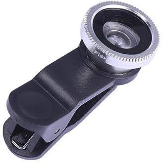 Homoyoyo Handyobjektiv mit Clip für Smartphones Weitwinkelobjektiv Makroobjektiv Fisheye-objektiv Kameraobjektiv aus Hochwertigem Glas Spiegelungen für Klare Aufnahmen