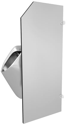QJSZMEI 90CM Herren Wasserdichter Wandmontierter Urinal Partition | Urinal-Trennwand, Sichtschutz Toiletten Trennwand für Schulen Einkaufszentren öffentliche Orte Kindergärten Büros