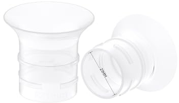 eufy Original 21mm Sizing Inserts for Breast Pump S1 Pro/S1/E20/E10 | (2-Pack) ,Silicone Sizing Inserts, Easy to Install and Use, Comfortable and Precise Fit for Better Suction