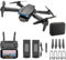 Trendi Foldable Quadcopter Drone with 360° Roll | 150m Range | Dual HD Camera Lens | 25-30 Min Flight Time | Speed Control, Gesture Manipulation, Optical Flow, Avoidance | 2 Batteries (Black)