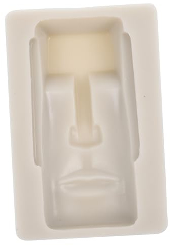 Cabilock Moldes Únicos De Silicona Para Chocolate Con Forma De Moai De Isla De Pascua Para Repostería Y Decoración Con Fondant