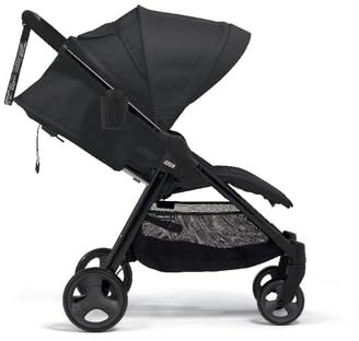 Mamas & Papas Armadillo Folding Pushchair with Compact One Hand Fold, Lockable Wheels & Spacious Adjustable Hood, Ebony (Black)