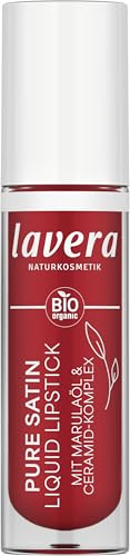 lavera Pure Satin Liquid Lipstick Poppy Red 01