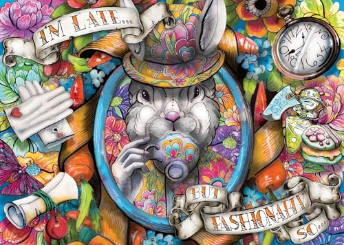 Ravensburger Puzzle 12001712 - Nostalgia Rodents - Puzzle coloré et imaginatif de 1000 pièces, pour Adultes et Enfants de 14 Ans et Plus