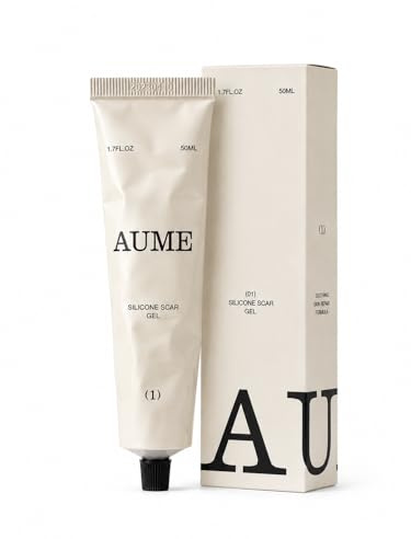 Aume Silicone Scar Gel 50g - Premium Silicone Scar Gel for Surgery, C-Section Recovery, Keloid & Acne Scar Treatment - Scar Removal Cream for Old & New Scars, Face & Body