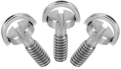 UTHCLO Vite Di Montaggio Fotocamera 1/4” in Acciaio Inox Set Da 3, Accessori Per Treppiede e Supporto, Compatibile Piastra a Sgancio Rapido, Per Fotografi e Appassionati Di Fotografia