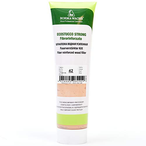 BORMA Faserverstärkter Holzkitt Spachtelmasse Extra Strong 200g - Buche - 42