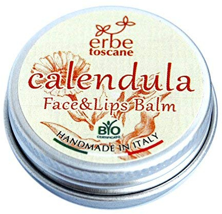 Pomada ECOLÓGICA CALÉNDULA - Ideal para Cara y Labios, Manos Agrietadas y Piel Seca - Puro Concentrado de Naturaleza – Hecha a mano en Italia (10 ML)