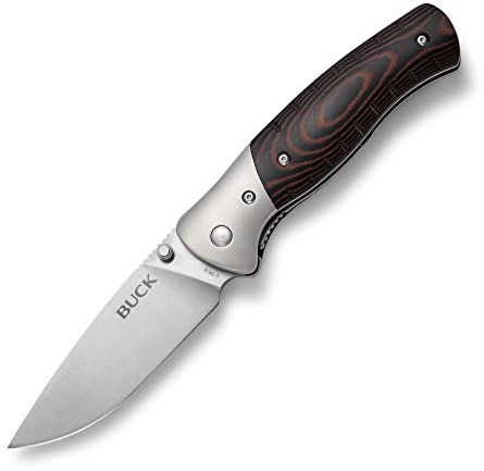 Buck Erwachsene Einhandmesser Buck Selkirk L Einhandmesser, Stahl 420HC, Liner Lock, Micarta-Griffschalen, Feuerstarter, Nylonscheide, Keine Angabe, Keine Angabe, 564413
