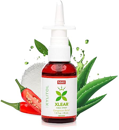 Xlear Max Naturlig Nässpray med Xylitol, 44 ml (Pack of 3)
