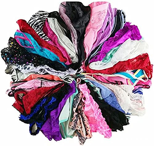 jooniyaa Damen Varity von Unterwäsche-Pack T-Back Thong G-String Lacy Höschen Tanga Klein 20 PC