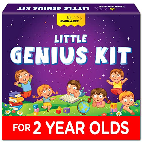 Learnabee Toys for 2 Year Old Boys/Girls | Gift for 2 Year Old Kids | Board Books and Fun Activities |Learning and Educational Toys & Games (1 Box Set)