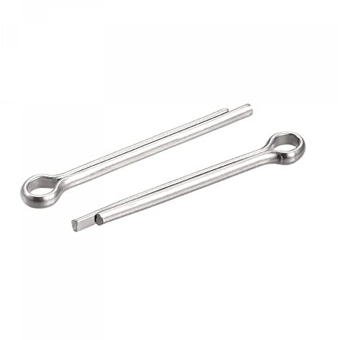 sourcing map 90 Stück Geteilter Splint Clip Befestigung Edelstahl für Automobil Mechanik 2,5 mm x 25 mm