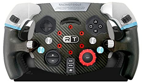 RacingTools Lenkradkranz Formula für Logitech G29/G923 – Simracing Lenkrad-Ersatz, Starre Monoblock-Bauweise