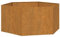 vidaXL Jardinera de Acero corten Oxidado 90x90x45 cm, Maceta, arriate Elevado, Soporte para macetas, macetero, bancal Elevado, Soporte para Plantas