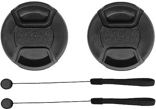 Lot de 2 cache-objectifs 52 mm pour Nikon NIKKOR Z 24-50 mm f/4-6.3, Z 28 mm f/2.8, Z 26 mm f/2.8, Z 40 mm f/2, Hxdzieory