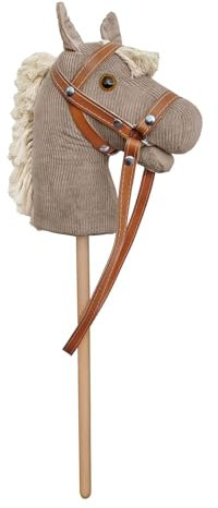 Erst-Holz Steckenpferd Hobby Horsing Holzpferd Farbe Hell 96-331