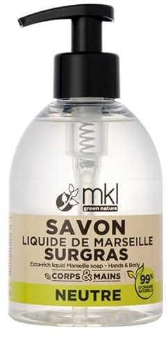 MKL Green Nature Savon Liquide de Marseille Surgras Neutre 300ml