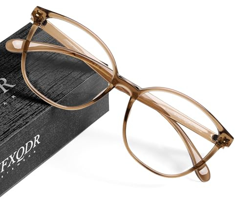 JFXQDR Blaulichtfilter Brille für Damen, Computerbrille