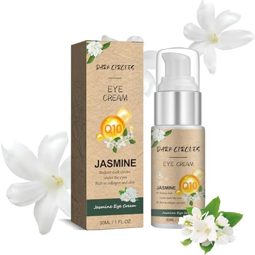 Jasminsalbe Augenringe - Jasmin Augencreme gegen Falten und Augenringe - Jasminsalbe Augenringe Schlupflider - Augencreme gegen Falten und Tränensäcke - Verbesserung der Elastizität Glättung der Haut