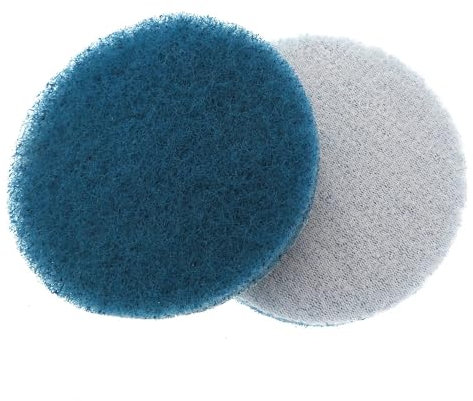 Scouring Pads Cleaning Brush Kit Drill Brush Atta Scrub Pad 20Pcs 3 Inch 75mm Flocking Scouring Pads Duty Nylon Polishing Pad for Kitchen Car Bathroom Cleaning,1500 Grit