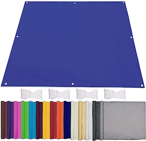 Vela da giardino rettangolare impermeabile, 3 x 4 m, anti UV, antivento, vele ombreggianti per pergola, piscina, facile installazione e design durevole