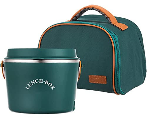 Lunch Heater 1.2L Lunch Box Elettrico, Riscaldamento a Temperatura Costante PTC, Scaldavivande per Auto Camion Ufficio, Scatola Autoriscaldante Impermeabile da Viaggio