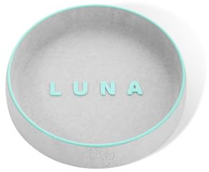 Personalised Dog Bowl with Dog's Name, 3D Printed PLA, Available in 17 Colours, 13-21 cm Diameter Gift for Dog Owner (Regular Bowl, S(Suitable for pets weighing up to 5 kg))
