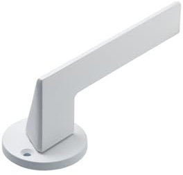 JAQVCTSC Serrure de porte blanche de style crème serrure de pièce intérieure porte de chambre silencieuse porte en bois type de poignée de porte(Adoorlock)