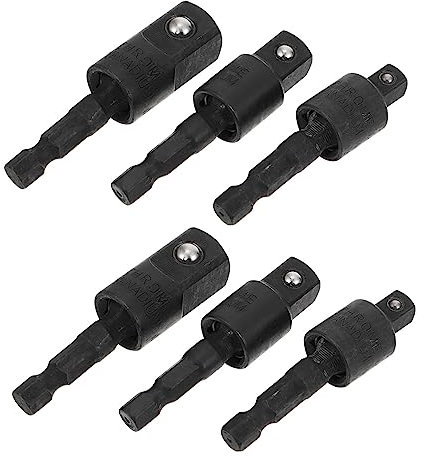 Holibanna 2sets Drill Sockets Adapter Socket Wrench Power Tool Adapter Extension