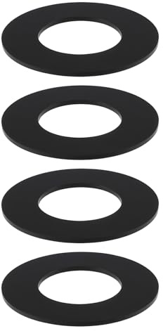 Briny River 4 Pcs Drain Valve Rubber Seal 62x31x2.2mm Suitable for Bathroom Water Tank