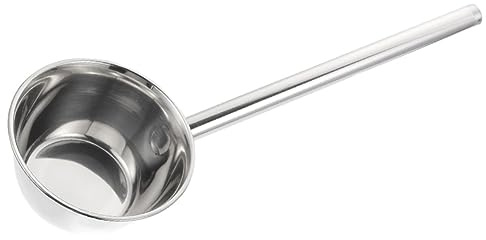 ULTECHNOVO Louche Acier Inoxydable Avec Long Manche Pelle à Eau Résistante Rouille Pour Cuisine Jardin Et Cantine Ustensile Polyvalent Pour Arrosage Et Service