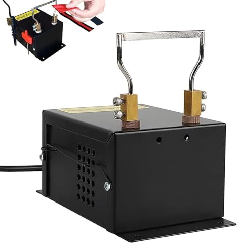 Taglierina elettrica da banco, macchina per tagliare nastri, coltello elettrico da tavolo, temperatura massima 500℃, adatta per tagliare tessuti intrecciati, fettucce, nastri e schiuma(78mm)