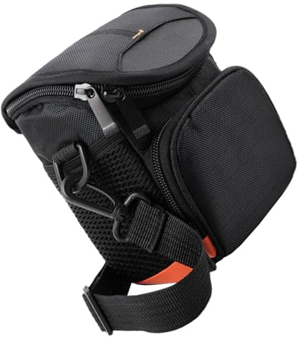 JHKNNK Custodia Protettiva per Fotocamera Compatta Imbottita Tracolla Rimovibile, Resistente e Multifunzione per Escursioni e Utilizzo Quotidiano