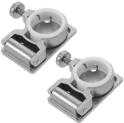 jojofuny Foldable Aluminium Alloy Fishing Umbrella Holder Clamp for Beach Cooler and Fishing Stool, Weather Resistant with Effortless Installation, Fits Umbrella Poles 20-26mm for Outdoor