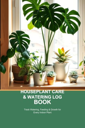 Houseplant Care & Watering Log Book: Track Watering, Feeding & Growth for Every Indoor Plant