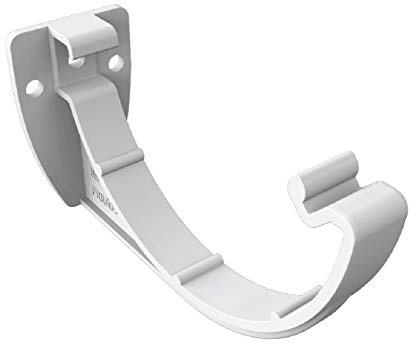 Freeflow 4 x White Half Round Fascia Gutter Brackets, 112mm Rain Water Systems