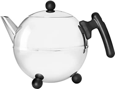 Bredemeijer Teekanne 1.2 L matt schwarz doppelwandig Duet Bella Ronde