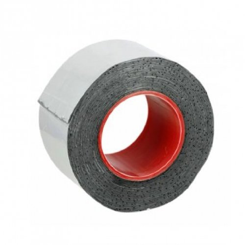 3x Alu- Butyl-Klebeband, 100mm x 10m - Aluminiumklebeband für Metalle, Kunststoffe, Ziegelwerk, Beton und Holz