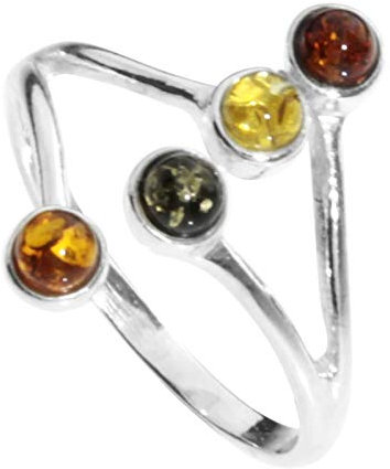 Ring - Kristin - Silber 925/000 - Bernstein