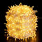 Quntis 100m 1000 LED Lichterkette Außen Warmweiß, IP44 8 Modi Weihnachtsbeleuchtung Strombetrieb Innen, Außen Lichterkette, Weihnachtsdeko für Tannenbaum Garten Balkon Terrasse Zimmer Hochzeit Party