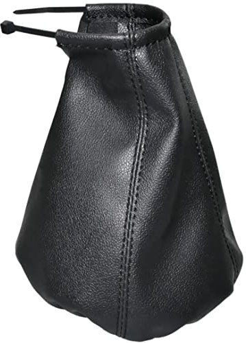 Aerzetix - C57697 - Cuffia soffietto per leva del cambio - compatibile con Mercedes-Benz 190/W201 1982-1993, W124 1985-1996 - colore: nero - in pelle sintetica