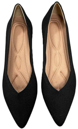 ticticlily Ballerine Donna Scarpe Piane di Balletto delle Donne Classiche A Punta Tacco Basso Confortevole Scarpe da Festa di Nozze