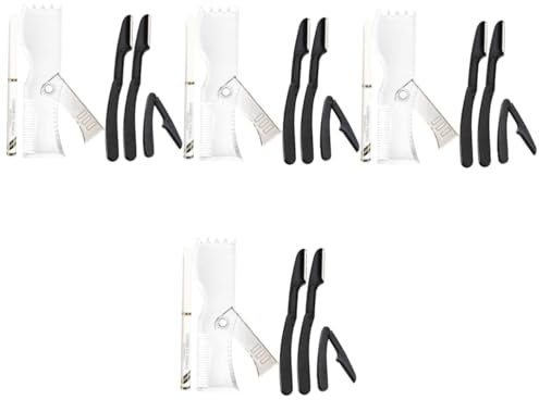 DOITOOL 4sätze Tragbarem Bartformer Und Wiederverwendbarem Bartkamm Teiliges Styling Rasierern Und Weißen Markierstift Für Tägliche Anwendung Und